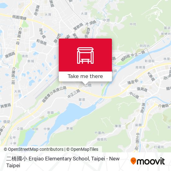二橋國小 Erqiao Elementary School地圖