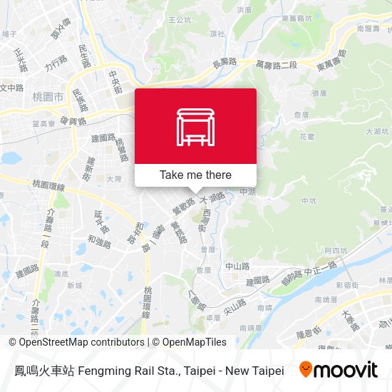 鳳鳴火車站 Fengming Rail Sta. map