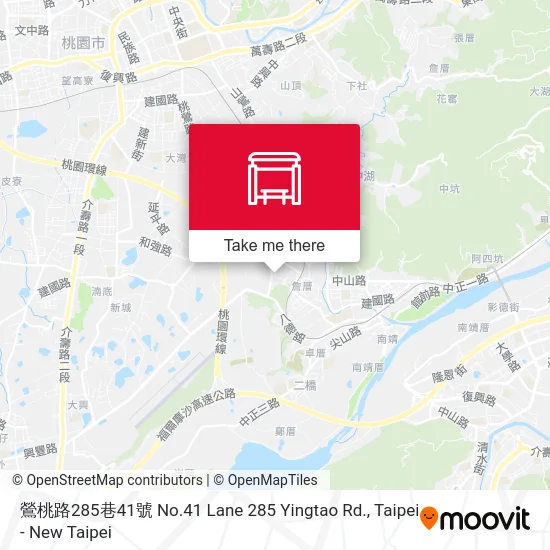 鶯桃路285巷41號 No.41 Lane 285 Yingtao Rd. map