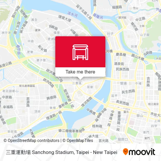 三重運動場 Sanchong Stadium map