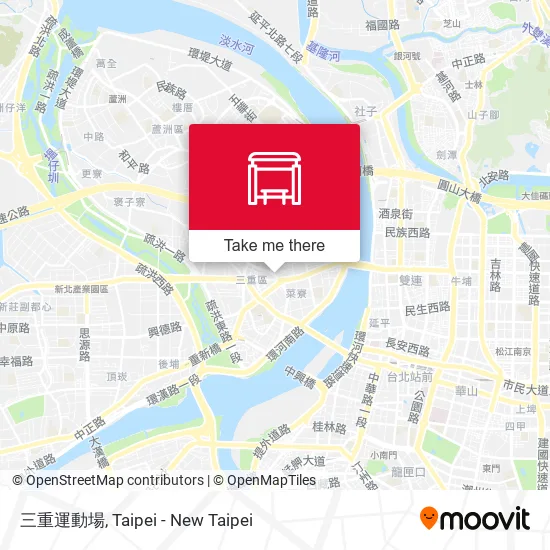三重運動場地圖
