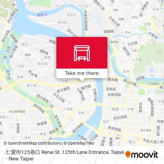 仁愛街125巷口 Renai St. 125th Lane Entrance地圖