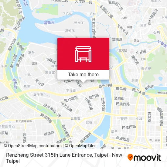 仁愛街315巷口 Renzheng St. 315th Lane Entrance地圖