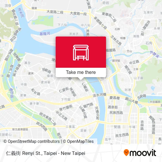 仁義街 Renyi St. map
