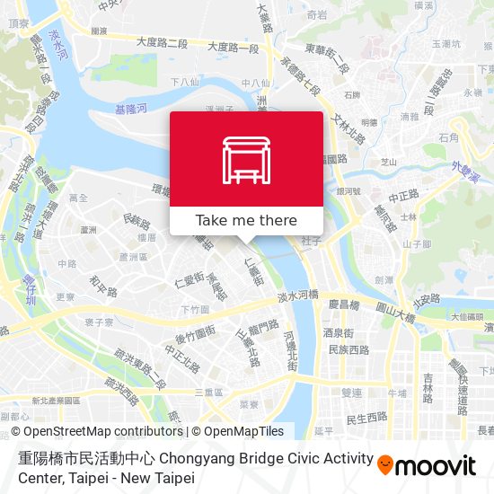 重陽橋市民活動中心 Chongyang Bridge Civic Activity Center地圖