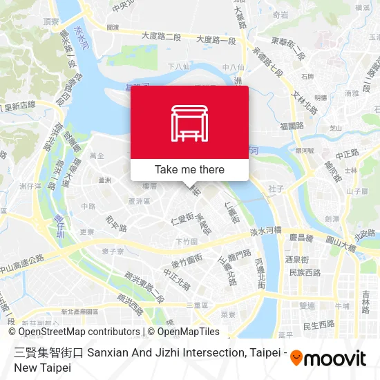 三賢集智街口 Sanxian And Jizhi Intersection map