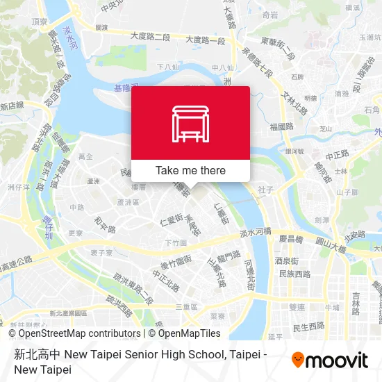 新北高中 New Taipei Senior High School地圖