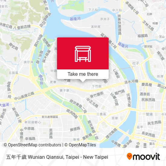 五年千歲 Wunian Qiansui map