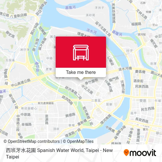 西班牙水花園 Spanish Water World map