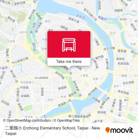 二重國小 Erchong Elementary School map