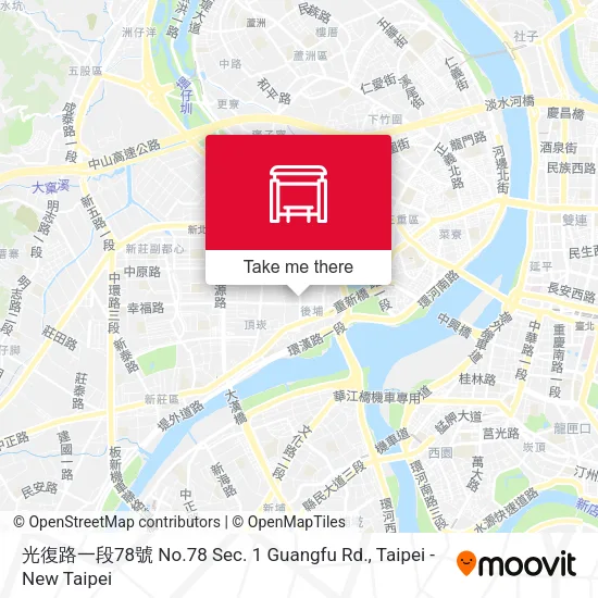 光復路一段78號 No.78 Sec. 1 Guangfu Rd. map