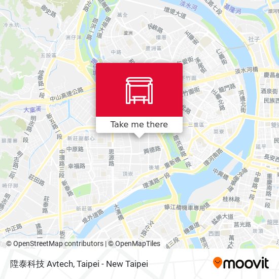 陞泰科技 Avtech map