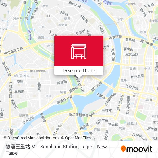 捷運三重站 Mrt Sanchong Station地圖