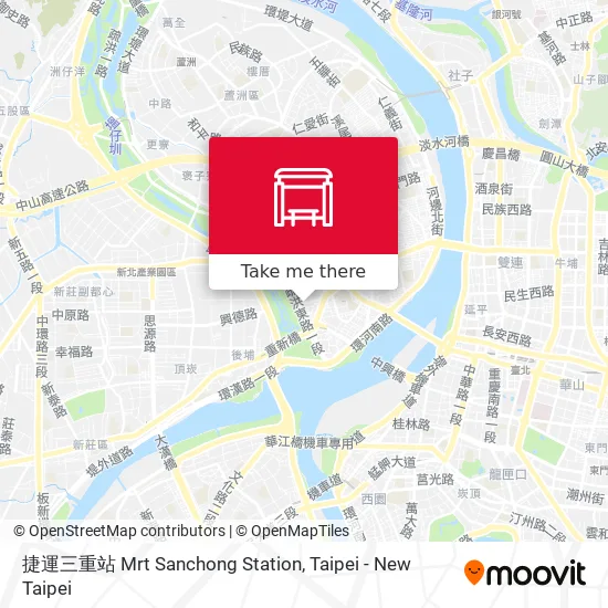 捷運三重站 Mrt Sanchong Station地圖