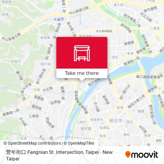 豐年街口 Fengnian St. Intersection map