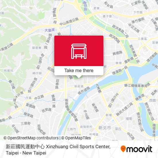 新莊國民運動中心 Xinzhuang Civil Sports Center map