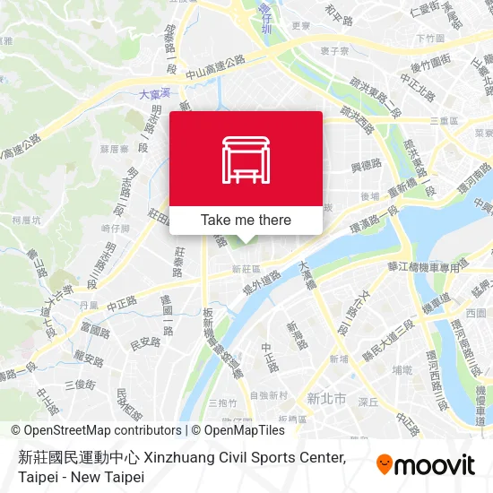 新莊國民運動中心 Xinzhuang Civil Sports Center地圖