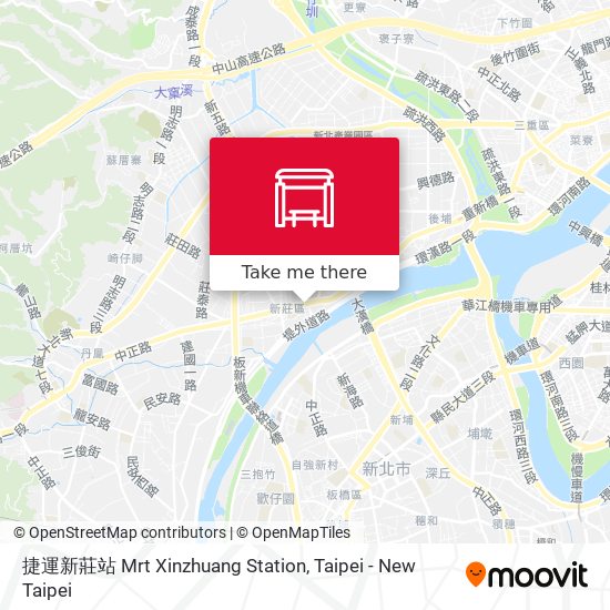 捷運新莊站 Mrt Xinzhuang Station地圖