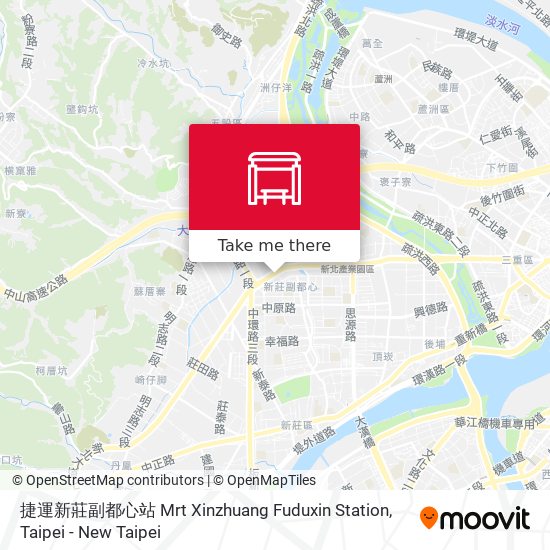 捷運新莊副都心站 Mrt Xinzhuang Fuduxin Station map