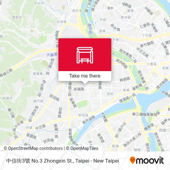 中信街3號 No.3 Zhongxin St. map