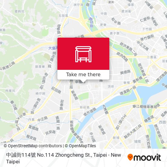 中誠街114號 No.114 Zhongcheng St. map
