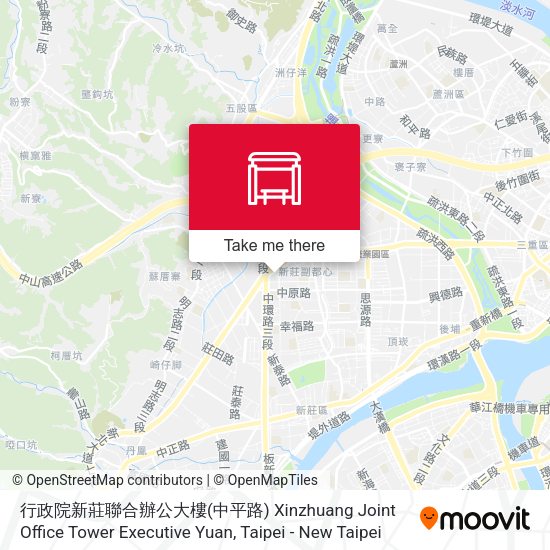 行政院新莊聯合辦公大樓(中平路) Xinzhuang Joint Office Tower Executive Yuan地圖