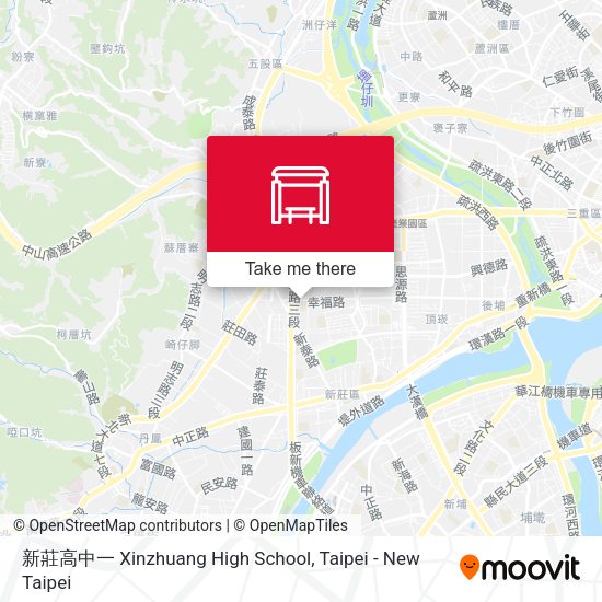 新莊高中一 Xinzhuang High School map