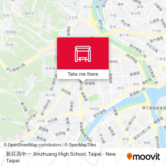 新莊高中一 Xinzhuang High School map