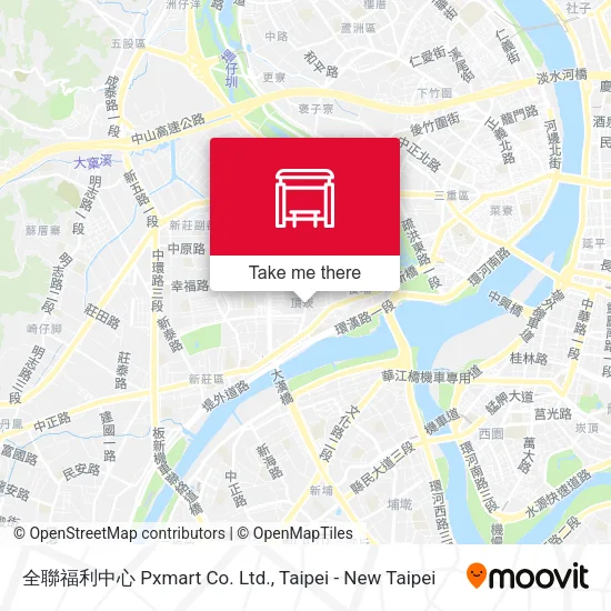 全聯福利中心 Pxmart Co. Ltd. map