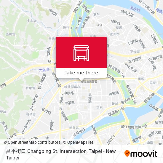 昌平街口 Changping St. Intersection map