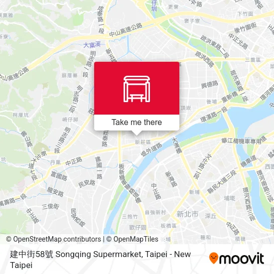 建中街58號 Songqing Supermarket地圖