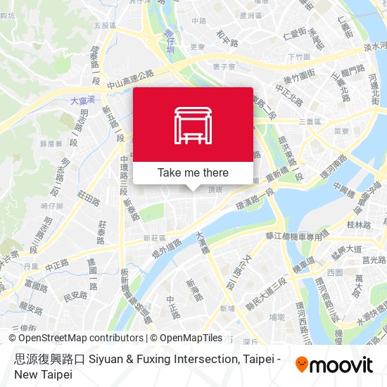 思源復興路口 Siyuan & Fusing Intersection map
