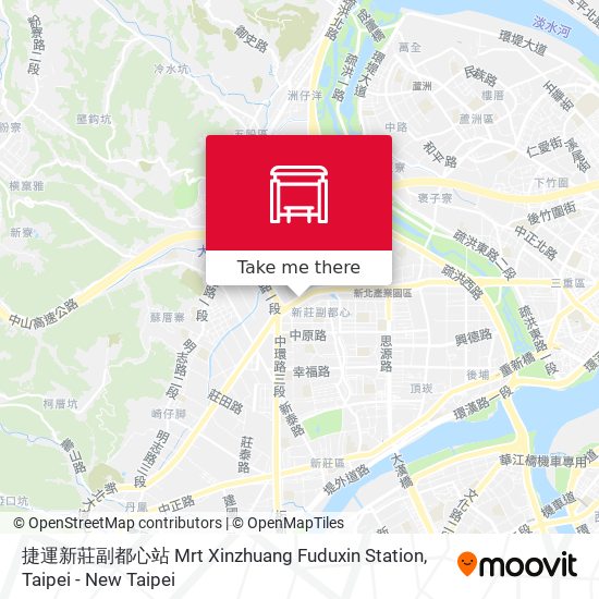 捷運新莊副都心站 Mrt Xinzhuang Fuduxin Station map