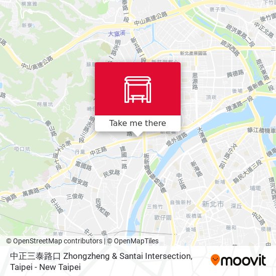 中正三泰路口 Zhongzheng & Santai Intersection地圖