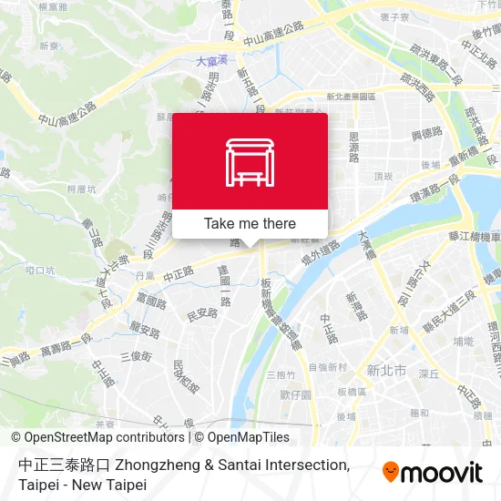 中正三泰路口 Zhongzheng & Santai Intersection地圖