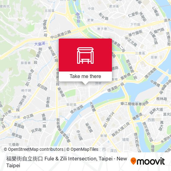 福樂街自立街口 Fule & Zili Intersection map