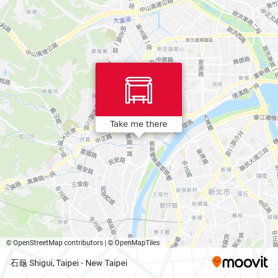 石龜 Shigui map
