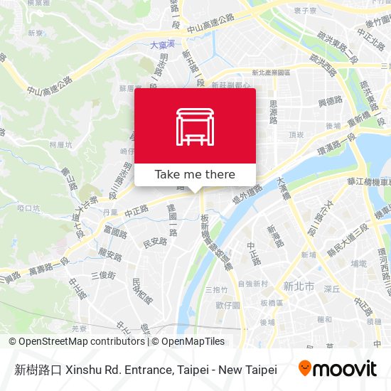 新樹路口 Xinshu Rd. Entrance map