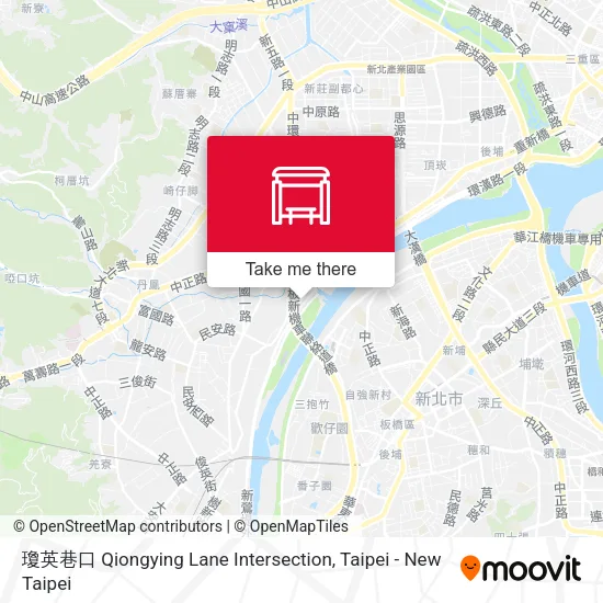 瓊英巷口 Qiongying Lane Intersection map