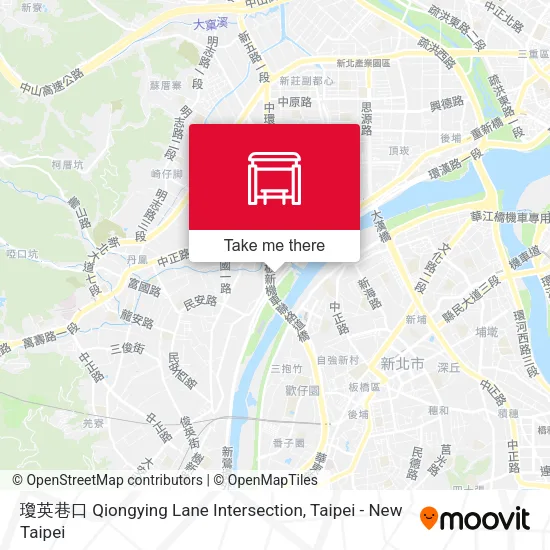 瓊英巷口 Qiongying Lane Intersection map