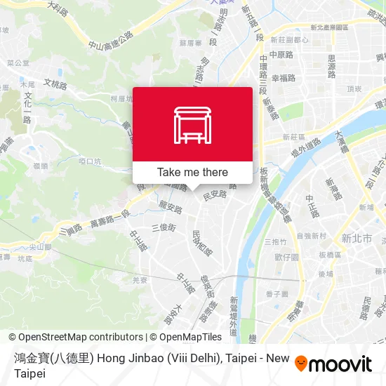 鴻金寶(八德里) Hong Jinbao (Viii Delhi) map