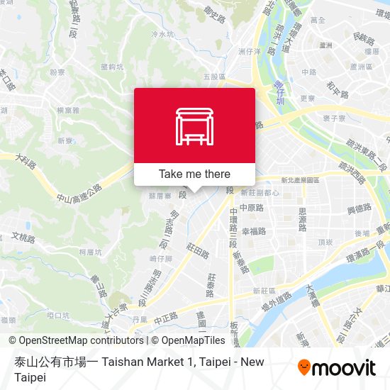 泰山公有市場一 Taishan Market 1 map