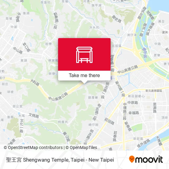 聖王宮 Shengwang Temple map