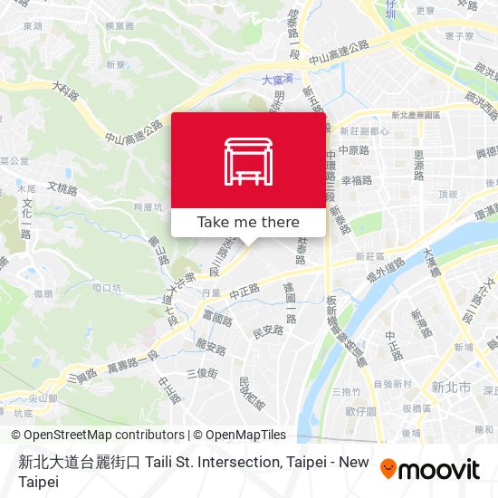 新北大道台麗街口 Taili St. Intersection map
