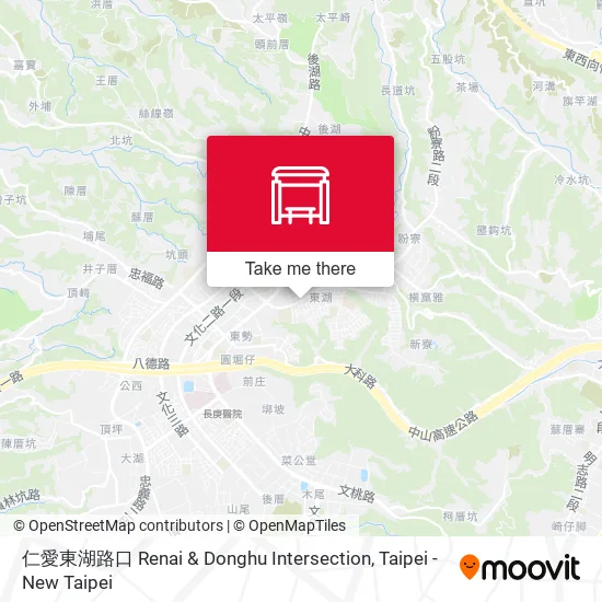 仁愛東湖路口 Renai & Donghu Intersection map