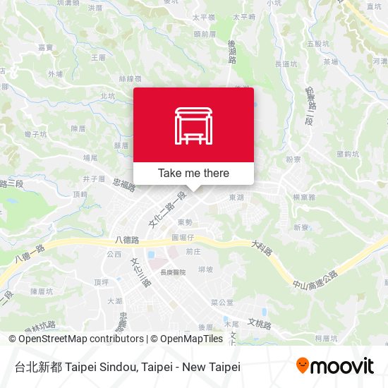 台北新都 Taipei Sindou map