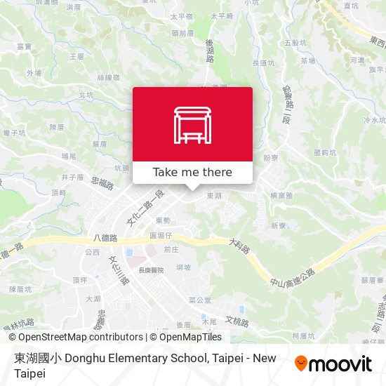 東湖國小 Donghu Elementary School地圖