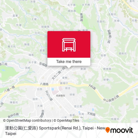 運動公園(仁愛路) Sportspark(Renai Rd.) map