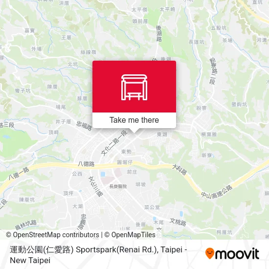 運動公園(仁愛路) Sportspark(Renai Rd.)地圖
