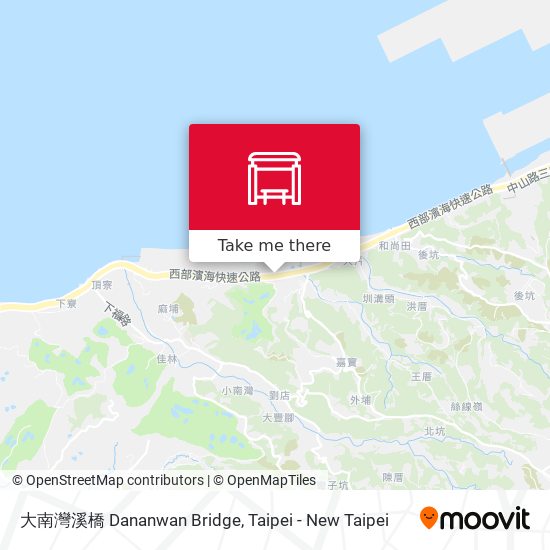 大南灣溪橋 Dananwan Bridge地圖